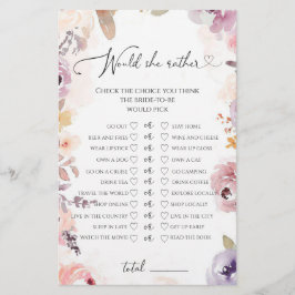 Wilde bloemen Zou ze liever vrijgezellenfeest wild