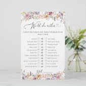 Wilde bloemen Zou ze liever vrijgezellenfeest wild (Staand voorkant)