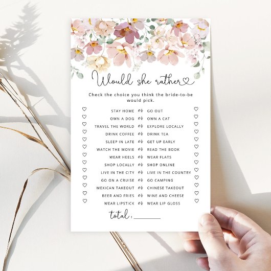 Wilde bloemen Zou ze liever vrijgezellenfeest wild