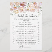 Wilde bloemen Zou ze liever vrijgezellenfeest wild (Voorkant)