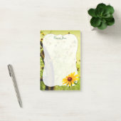 Wilde bloemen - Zwarte-ogen Susans Floral Fotograf Post-it® Notes (Kantoor)