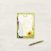 Wilde bloemen - Zwarte-ogen Susans Floral Fotograf Post-it® Notes (Op bureau)