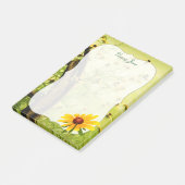 Wilde bloemen - Zwarte-ogen Susans Floral Fotograf Post-it® Notes (Schuin)