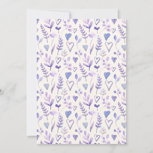 Wilde bloemenbaby in bloei Jongens babyshower Kaart (Achterkant)