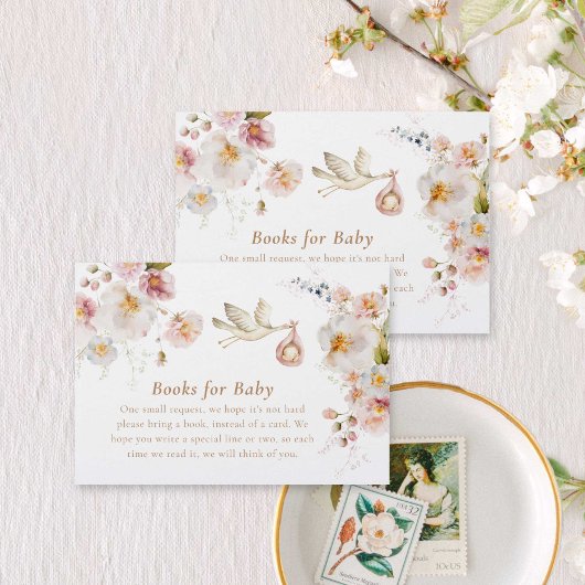 Wilde-bloemenboeken voor de tuin voor Baby Informatiekaartje