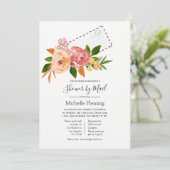 Wilde-bloemenbridal of -Baby shower per post Kaart (Staand voorkant)