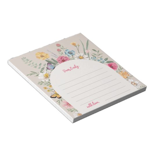 Wilde bloemenkaarten | NOTITIEBLOK (Schuin)