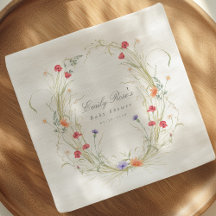 Wilde Bloemenkrans-Baby in Bloei Baby Shower Feest