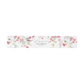 Wilde-bloemenpapierluiers Uitnodigingen Wikkel (Vlak)