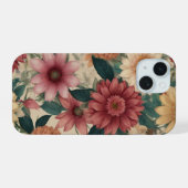 WILDE BLOEMENPATRONE iPhone 15 CASE (Achterkant horizontaal)