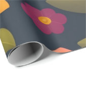 Wilde Bloemenprint Cadeaupapier (Rol Hoek)
