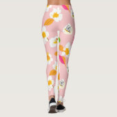 Wilde Bloemenseamless  Leggings (Achterkant)