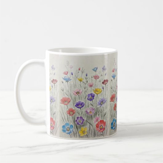 Wilde Bloemensymfonie Koffiemok (Links)