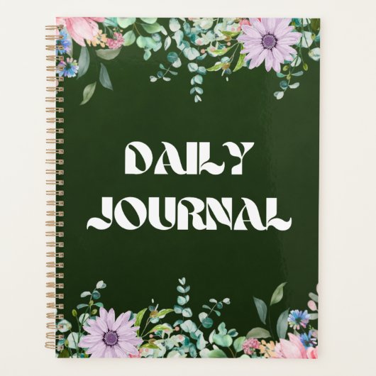 Wilde Bloementuin "Dagelijks Journaal" | Levendig  Planner (Voorkant)