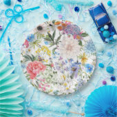 Wilde bloementuin Papier Bord (Feest)