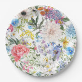 Wilde bloementuin Papier Bord (Voorkant)