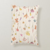 Wilde bloementuintuin Baby Gepersonaliseerde kusse Accent Kussen (Achterkant (Verticaal))