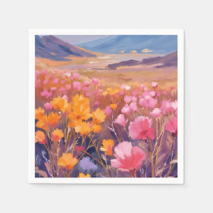 Wilde Bloemenveld Bloemenschilderij Servet