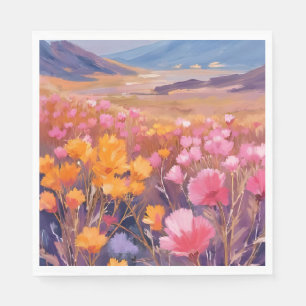 Wilde Bloemenveld Bloemenschilderij Servet