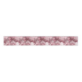 Wilde Bloemenveld Impressionisme-Mauve Grosgrain Lint (Voorkant)
