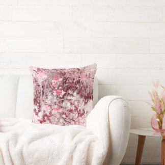 Wilde Bloemenveld Impressionisme-Mauve Kussen