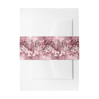 Wilde Bloemenveld Impressionisme-Mauve Uitnodigingen Wikkel