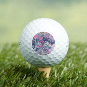 Wilde bloemenveld Impressionisme -Roze Golfballen (Insitu Shirt)
