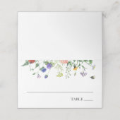 Wilde Bloemenvelden en Zoemende Bijen Naambordjes Plaatskaartje (Buitenkant ongevouwen)