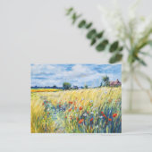 Wilde Bloemenvelden langs de Havel Briefkaart (Staand voorkant)