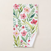 Wilde Bloemenweide Bad Handdoek (Handdoek)