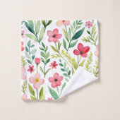 Wilde Bloemenweide Bad Handdoek (Wasdoekje)