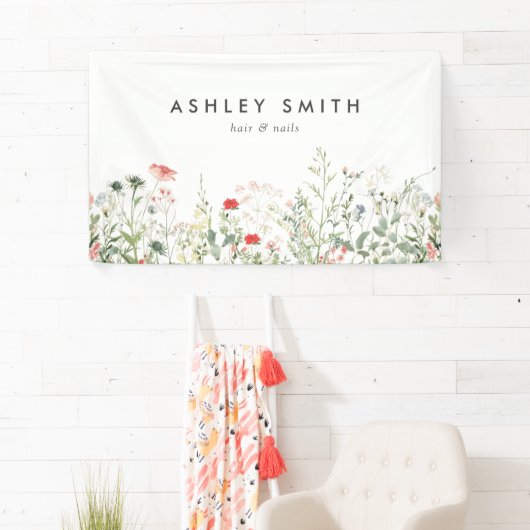 Wilde Bloemenweide Bedrijf Spandoek (Insitu)