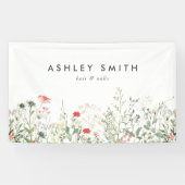 Wilde Bloemenweide Bedrijf Spandoek (Horizontaal)