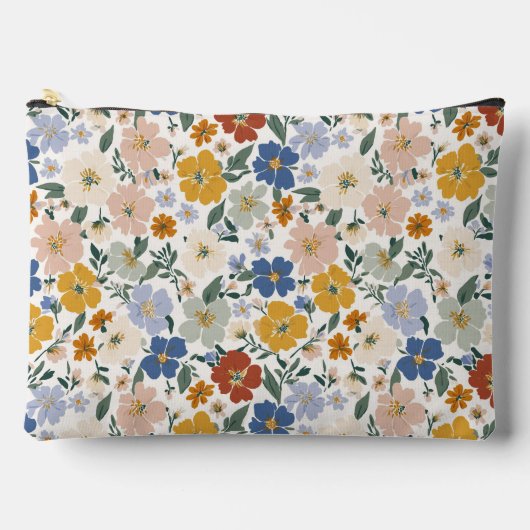 Wilde Bloemenweide Boho Patroon Etui (Voorkant)