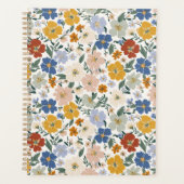 Wilde Bloemenweide Boho Patroon Planner (Voorkant)