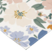 Wilde Bloemenweide Boho Patroon Tafelkleed (Gekanteld)