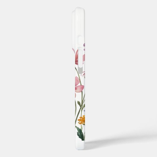 Wilde Bloemenweide Case-Mate iPhone Case (Achterkant / Links)