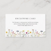 Wilde Bloemenweide Enclosure Kaart (Voorkant)