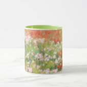 Wilde Bloemenweide Impressionistische Bloemenkunst Mok (Midden)