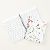 Wilde Bloemenweide Persoonlijk Notitieboek (Binnen)