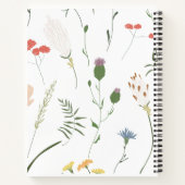 Wilde Bloemenweide Persoonlijk Notitieboek (Achterkant)