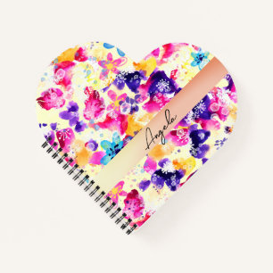 Wilde Bloemenweide Vervallen Bloemen Notitieboek
