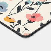 wilde bloemenweide, waterverf boho wilde bloemen,p bureaumat (Hoek)