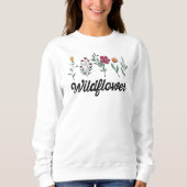 Wilde bloemetjes, sweatshirt voor dames, Floral pr (Voorkant)