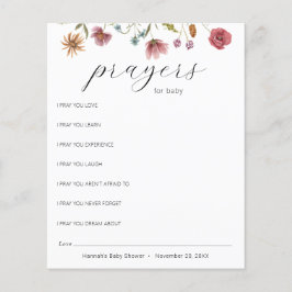 Wilde bloemgebeden voor Baby