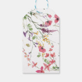 Wilde-bloemgunstlabels, moderne wilde-bloemgunst cadeaulabel (Achterkant)