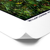 Wilde bloemheuvels poster (Hoek)