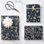 Wilde bloemkool inpakpapier vel<br><div class="desc">Deze stijlvolle en elegante marineblauw Boho Floral Wrapping Paper bevat prachtige handbeschilderde waterverf wildbloemen die zijn gerangschikt in een prachtig boeket dat perfect is voor lente-,  zomer- of valbruiloften. Zoek overeenkomende objecten in het Navy Blue Boho Wildflower Collectie.</div>