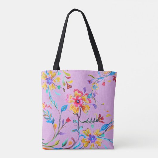 Wilde bloemkool tote bag (Achterkant)