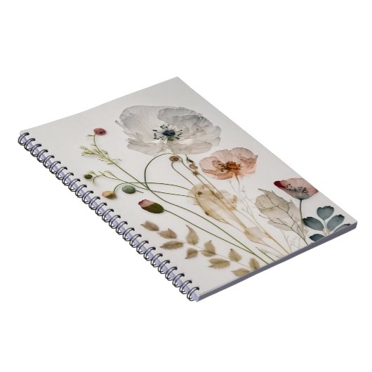 Wilde bloemkunst notitieboek (Rechterzijde)